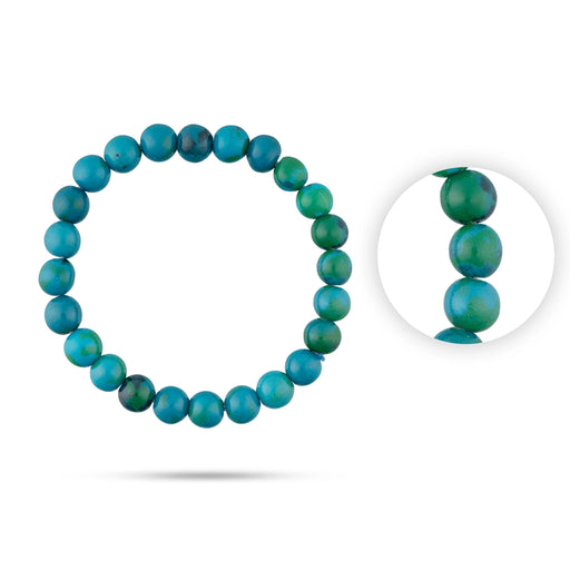 Chrysocolla Bracelet - 2.5 Inches | Chrysocolla Crystal Bracelet/ Chrysocolla Hand Band for Spiritual Purpose - Bracelet