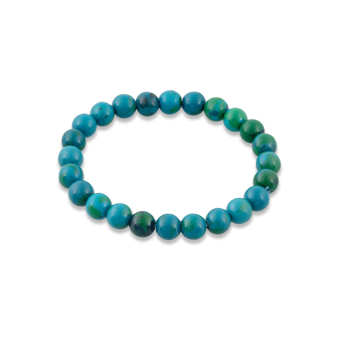 Chrysocolla Bracelet - 2.5 Inches | Chrysocolla Crystal Bracelet/ Chrysocolla Hand Band for Spiritual Purpose - Bracelet