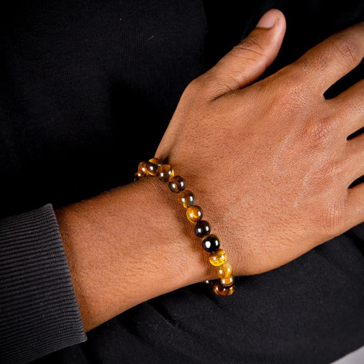 Tiger Eye Bracelet - 2.5 Inches | Crystal Jewellery/ Gemstone Bracelet for Men & Women - Bracelet