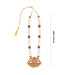 Kemp Moti Haram - 11.5 Inches | 3 Line Long Necklace/ Moti Jewellery for Dance - Bharatanatyam Jewellery