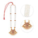 Kemp Moti Haram - 11.5 Inches | 3 Line Long Necklace/ Moti Jewellery for Dance - Bharatanatyam Jewellery