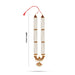 Moti Mala - 11 Inches | Stone Mala/ Pearl Moti Mala for Deity - Bharatanatyam Jewellery