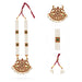 Kemp Moti Haram - 11 Inches | 3 Line Long Necklace/ Moti Jewellery for Dance - Bharatanatyam Jewellery