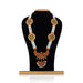 Kemp Moti Haram - 13 Inches | Long 4 Line Moti Necklace/ Kemp Jewellery for Dance - Bharatanatyam Jewellery