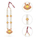 Kemp Moti Haram - 13 Inches | Long 4 Line Moti Necklace/ Kemp Jewellery for Dance - Bharatanatyam Jewellery