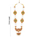 Kemp Moti Haram - 13 Inches | Long 4 Line Moti Necklace/ Kemp Jewellery for Dance - Bharatanatyam Jewellery