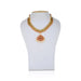 Kemp Stone Necklace - 5 Inches | Multicolour Stone Jewellery/ Kemp Jewellery for Dance - Bharatanatyam Jewellery