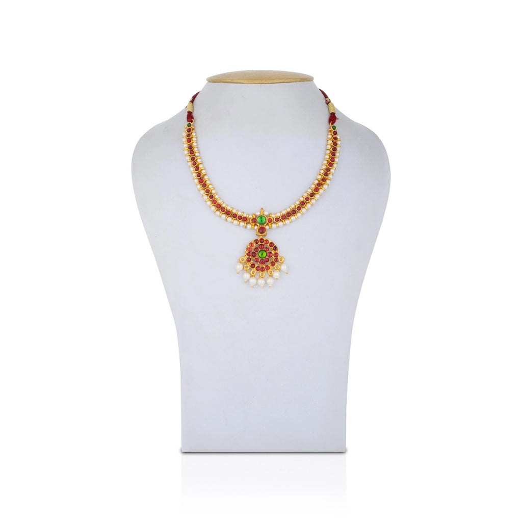 Kemp Stone Necklace - 4.5 Inches | Multicolour Stone Jewellery/ Kemp Jewellery for Dance