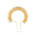 Hair Arch - 2.5 Inches | Gold Polish Arch/ Hair Accessory/ Jewellery for Deity - Head & Face Accessories