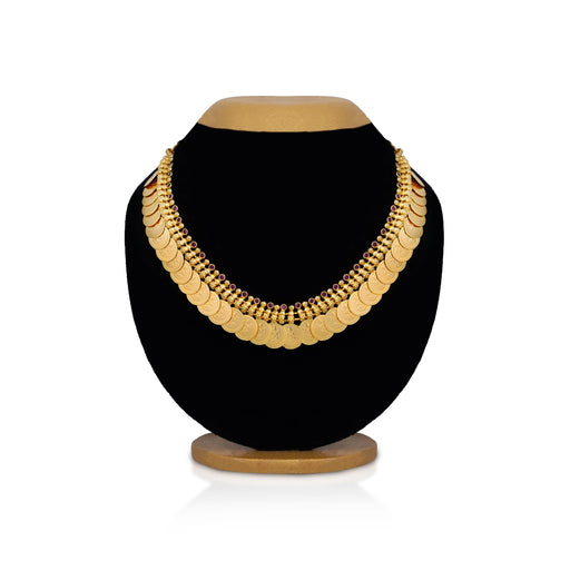 Kaasumala Necklace - 5 Inches | Artificial Jewelry/ Stone & Gold Polish Jewellery/ Kasumala For Women - Ethnic Wear Accessories