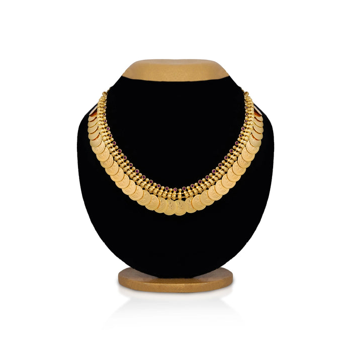 Kaasumala Necklace - 5 Inches | Artificial Jewelry/ Stone & Gold Polish Jewellery/ Kasumala For Women - Ethnic Wear Accessories