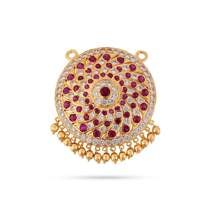 Stone Locket - 3 x 2.25 Inches | Multicolour Dollar / Pendant / Artificial Jewelry For Chains