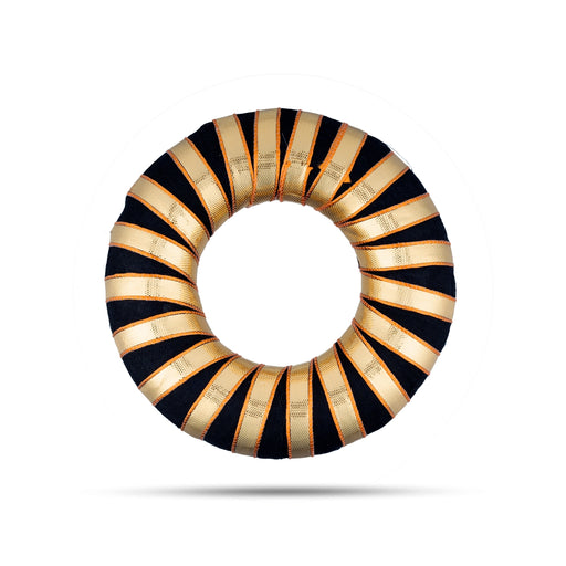 Hair Ring Juda - 4 Inches | Black Hair Bun/ Hair Accessory for Deity - Head & Face Accessories
