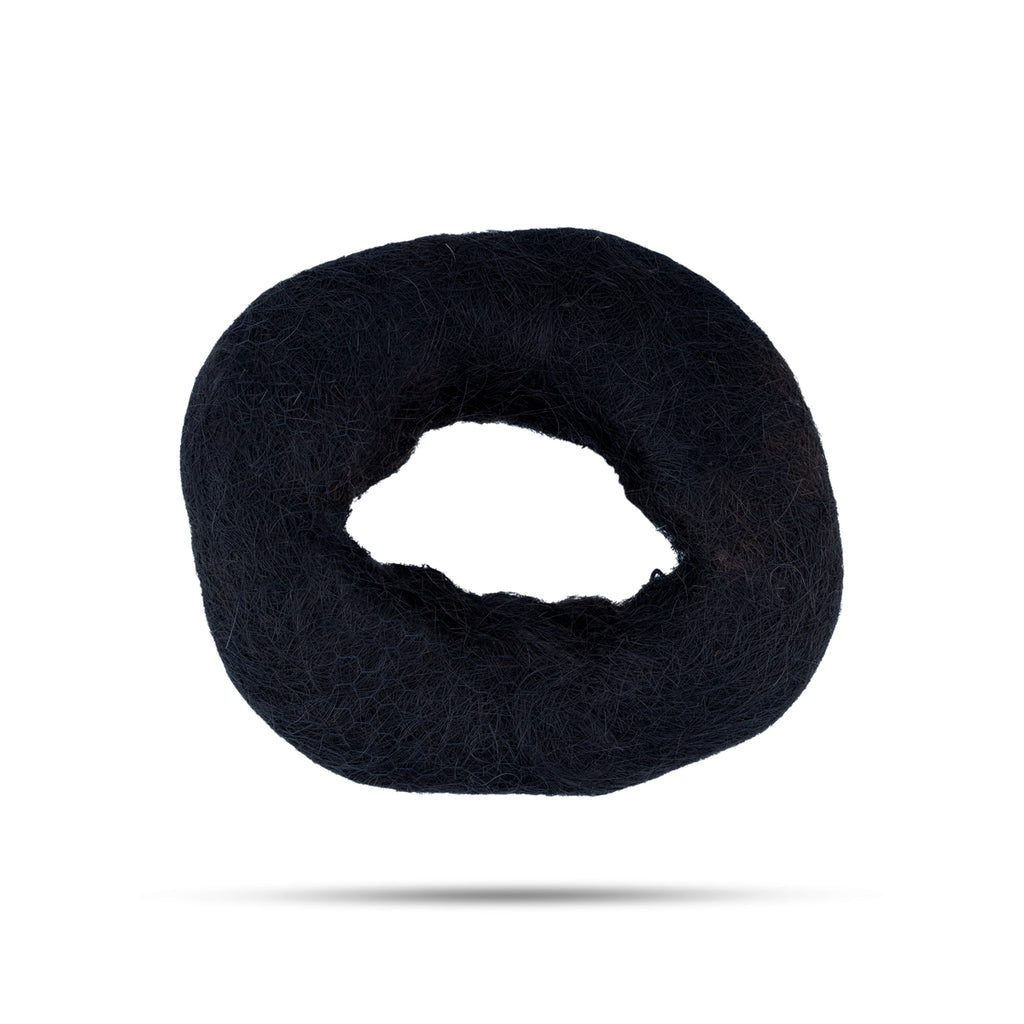 Hair Ring Juda - 3.5 Inches | Hair Accessory/ Black Hair Bun for Deity