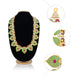 Stone Haram - 14 Inches | 15 Betal Leaf Design Artificial Jewelry/ Multicolour Stone Jewellery For Deity - Neck & Body Accessories