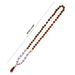 Rudraksha With Skeleton Beads Mala - 18 Inches | 34 Beads Rudraksha Mala Beads With Mund Mala for Kali Decor - Rudraksha Mala, Pendant, Bracelet