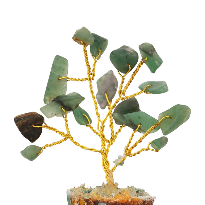 Gem Tree Set - 2 x 1 Inches | 12 Pcs/ Crystal Tree for Vastu - Table Stand Accessories