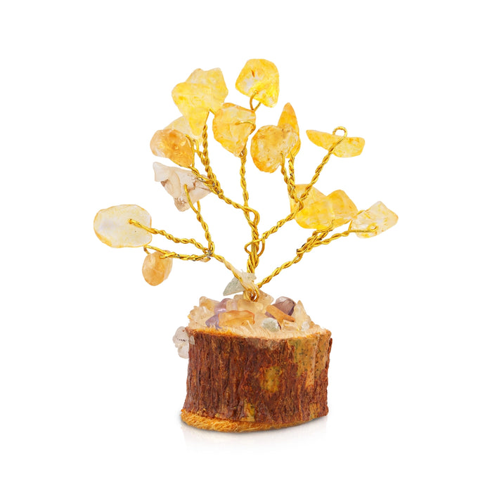 Gem Tree Set - 2 x 1 Inches | 12 Pcs/ Crystal Tree for Vastu - Table Stand Accessories