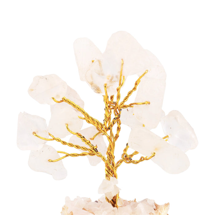 Gem Tree Set - 2 x 1 Inches | 12 Pcs/ Crystal Tree for Vastu - Table Stand Accessories