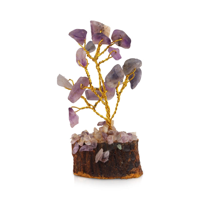 Gem Tree Set - 2 x 1 Inches | 12 Pcs/ Crystal Tree for Vastu - Table Stand Accessories