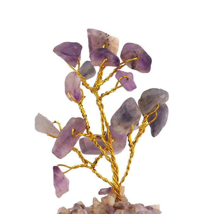 Gem Tree Set - 2 x 1 Inches | 12 Pcs/ Crystal Tree for Vastu - Table Stand Accessories