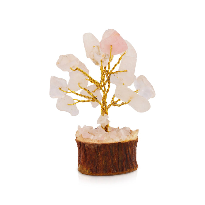 Gem Tree Set - 2 x 1 Inches | 12 Pcs/ Crystal Tree for Vastu - Table Stand Accessories