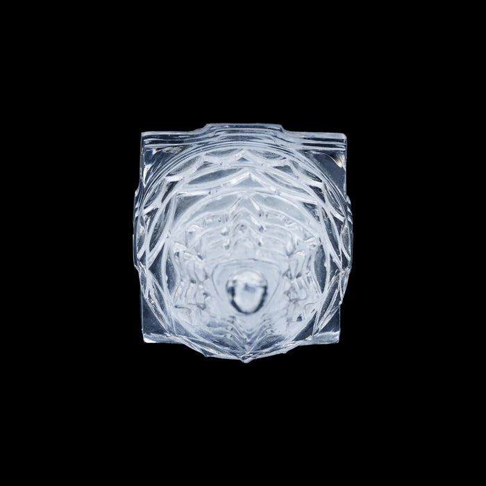 Sphatik Shree Yantra - 2 Inches | Maha Meru Yantra/ Spatik Sri Chakra Yantra for Home - Maha Meru & Yantra