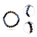 Hematite Bracelet - 2.5 Inches | Tiger Eye Bracelet/ Black Obsidian Bracelet/ Hand Band for Men & Women/ 30 Gms - Bracelet