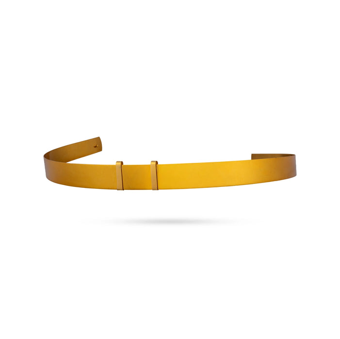 Hip Belt - 21 Inches | Gold Polish Waist Belt/ Ottiyanam/ Adjustable Jewellery for Saree & Festive Wear
