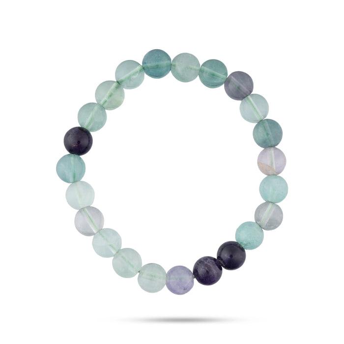 Fluorite Bracelet - 2.5 Inches | Fluorite Crystal Bracelet/ Fluorite Hand Band for Energy Cleansing - Bracelet