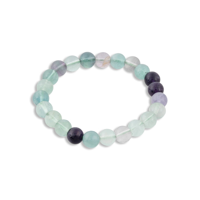Fluorite Bracelet - 2.5 Inches | Fluorite Crystal Bracelet/ Fluorite Hand Band for Energy Cleansing - Bracelet