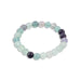 Fluorite Bracelet - 2.5 Inches | Fluorite Crystal Bracelet/ Fluorite Hand Band for Energy Cleansing - Bracelet