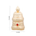 Half Kireedam - 7 x 3 Inches | Gold Polish Half Crown/ Single Stone Kiridam for Deity Decor - Head & Face Accessories