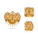 Jada Billa - 2 x 2 Inches | Jada Pin / Lakshmi Design Hair Accessory / Stone Jewellery For women - Ethnic Wear Accessories