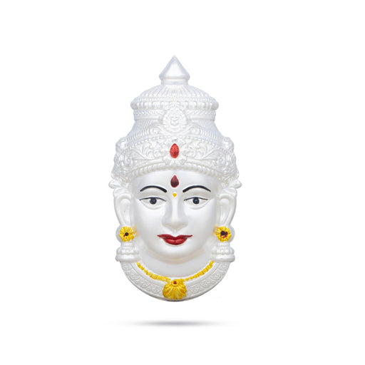 Silver Amman Face for varalakshmi vratam
