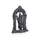 Silver Balaji Murti With Arch- 2.5 X 2.5 Inches | Standing Perumal Statue/Antique Polish Balaji Idol For Pooja - German Silver Murties