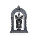 Silver Balaji Murti With Arch- 2.5 X 2.5 Inches | Standing Perumal Statue/Antique Polish Balaji Idol For Pooja - German Silver Murties