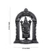 Silver Balaji Murti With Arch- 2.5 X 2.5 Inches | Standing Perumal Statue/Antique Polish Balaji Idol For Pooja - German Silver Murties