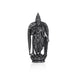 Meenakshi Amman Statue Standing On Lotus- 3.5X1.5 Inches | Silver Idol/Antique Polish Meenakshi Statue For Pooja - German Silver Murties
