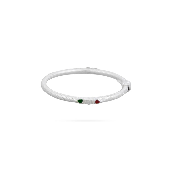 Baby Silver Anklet Pair | Silver Payal Anklet/ Silver Thandai/ Foot Anklet for Baby - Ethnic Wear Accessories