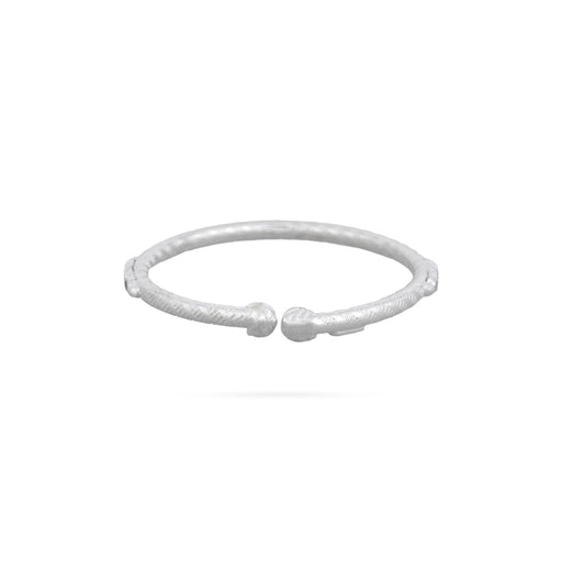 Baby Silver Anklet Pair | Silver Payal Anklet/ Silver Thandai/ Foot Anklet for Baby - Ethnic Wear Accessories