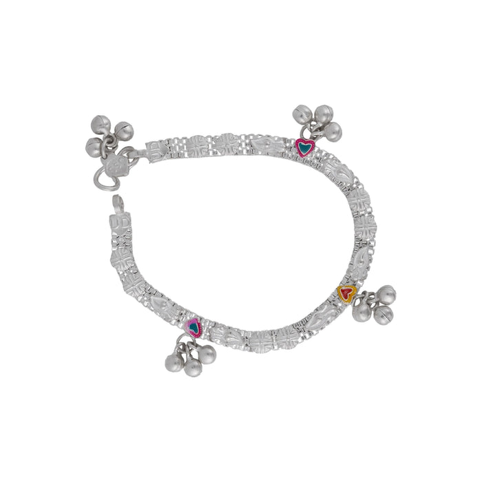 Kolusu - 9 Inches | Foot Anklet / Silver Polish Leg Chain / Anklet for Women / Daily wear Kolusu - Ethnic Wear Accessories