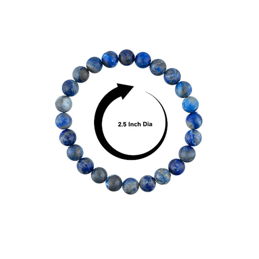 Lapis Lazuli Bracelet - 2.5 Inches | Blue Lapis Bracelet/ Lapis Stone Bracelet for Promoting Inner Peace - Bracelet