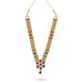 Moti Mala - 24 Inches | Gold Polish & Multicolour Stone Haram/ Artificial Jewelry for Women - Ethnic Wear Accessories