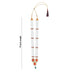 Moti Mala With Multicolour Stone Dollar - 19 Inches | 3 Line Pearl Necklace/ Pearl Mala For Bridal Wear - Ethnic Wear Accessories