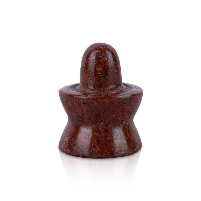 Opel Shiv Ling Murti - 1.5 x 2 Inches | Crystal Shiva Lingam Statue/ Stone Shiv Ling Statue for Pooja - Sphatik & Semi Precious Stone Murties