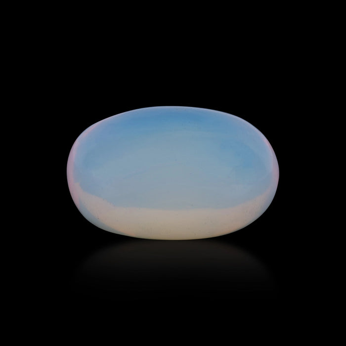 Opel Banalingam - 1.5 x 0.75 Inches | Banalinga Shivling/ Crystal Banalingam for Pooja - Sphatik & Semi Precious Stone Murties