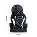 Krishna Standing On Base Murti - 7.5 x 5 Inches | Black Opel Statue/ Lord Krishna Idol/ Decor For Home & Pooja - Sphatik & Semi Precious Stone Murties