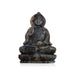 Buddha Statue Sitting On Base - 6 x 4.5 Inches | Labradorite Buddha Murti/ Buddha for Pooja - Sphatik & Semi Precious Stone Murties