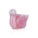 Duck Figurine - 2.5 x 3 Inches | Rose Quartz Stone Duck Statue/ Duck Sculpture for Home - Table Stand Accessories